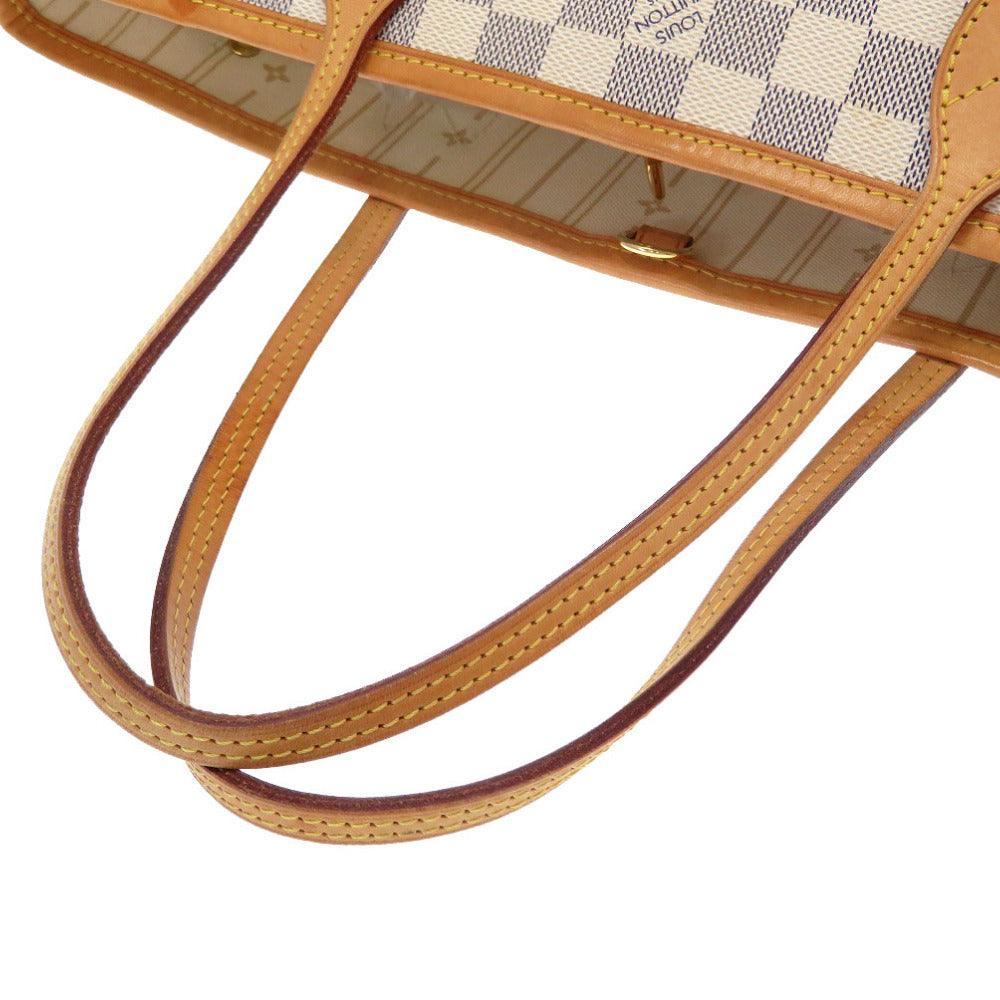 Louis Vuitton Damier Azur Neverfull PM Tote Bag