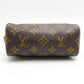 Louis Vuitton Monogram Mini Speedy Brown Mini Bag Pouch