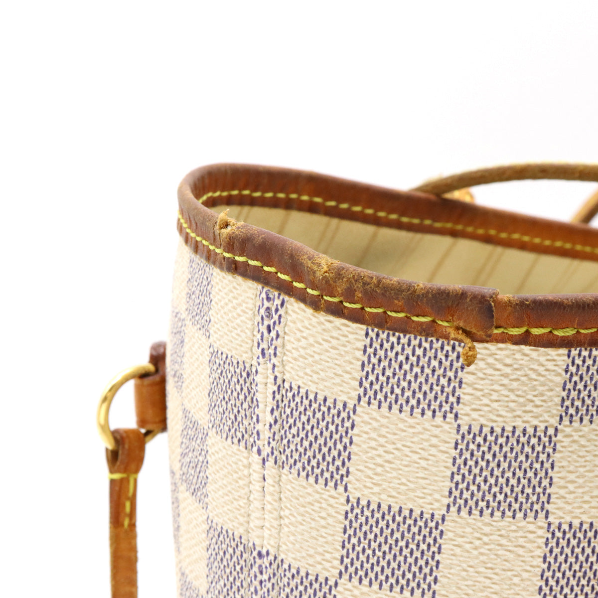 Louis Vuitton Damier Azur Neverfull MM Tote Bag Shoulder Bag