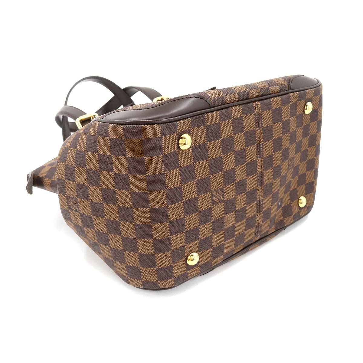 Louis Vuitton Damier Verona MM Shoulder Bag Ebene Gold Hardware