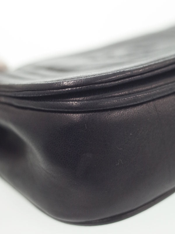 Chanel Coco Mark Chain Shoulder Bag Black