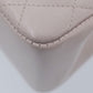 Chanel Mini Matelasse Chain Shoulder Bag White