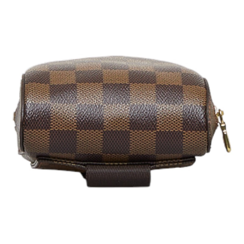 Louis Vuitton Damier Jeronimos Shoulder Bag Body Bag Waist Bag Brown PVC Leather