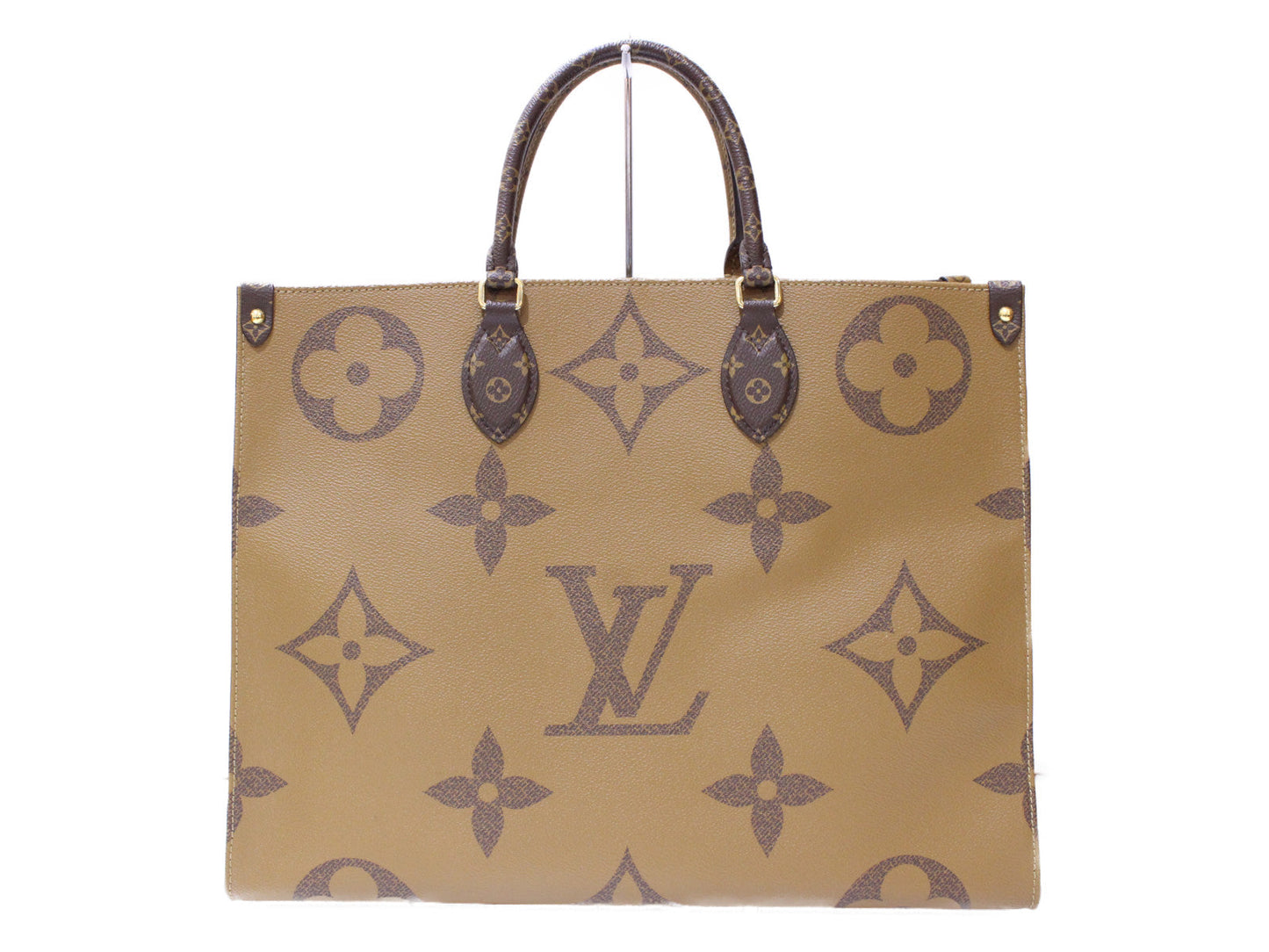 Louis Vuitton On The Go GM Giant Monogram Reverse Tote Bag