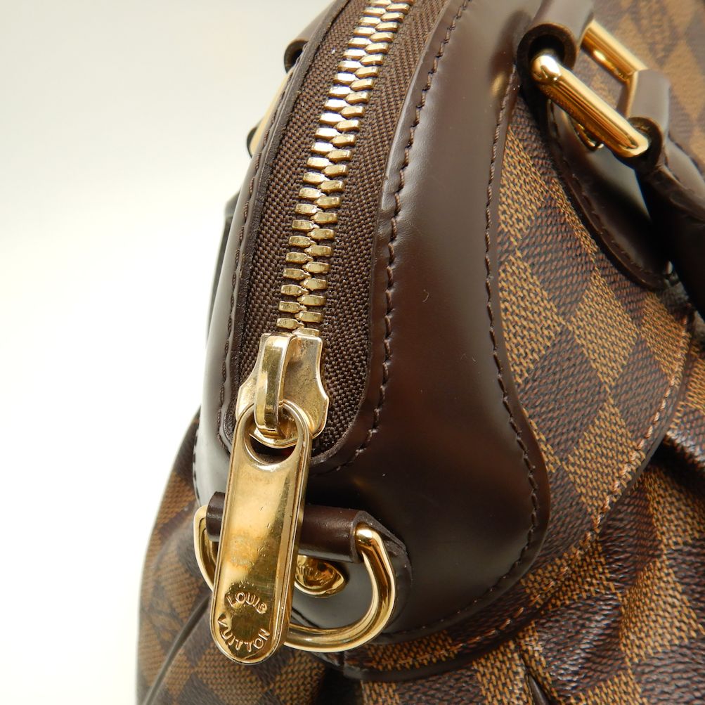 Louis Vuitton Damier Trevi PM Ebene 2WAY Bag Brown