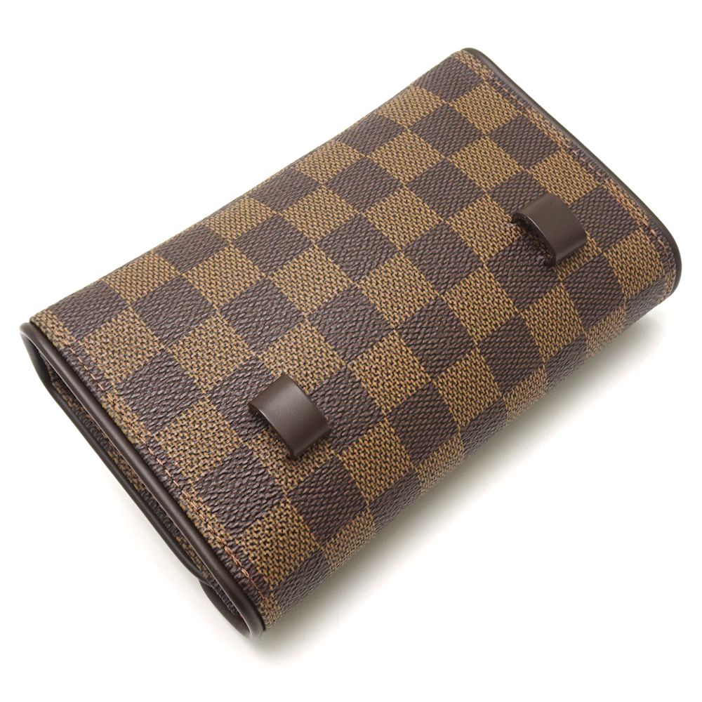 Louis Vuitton Damier Pochette Florentine Ebene Waist Pouch Brown