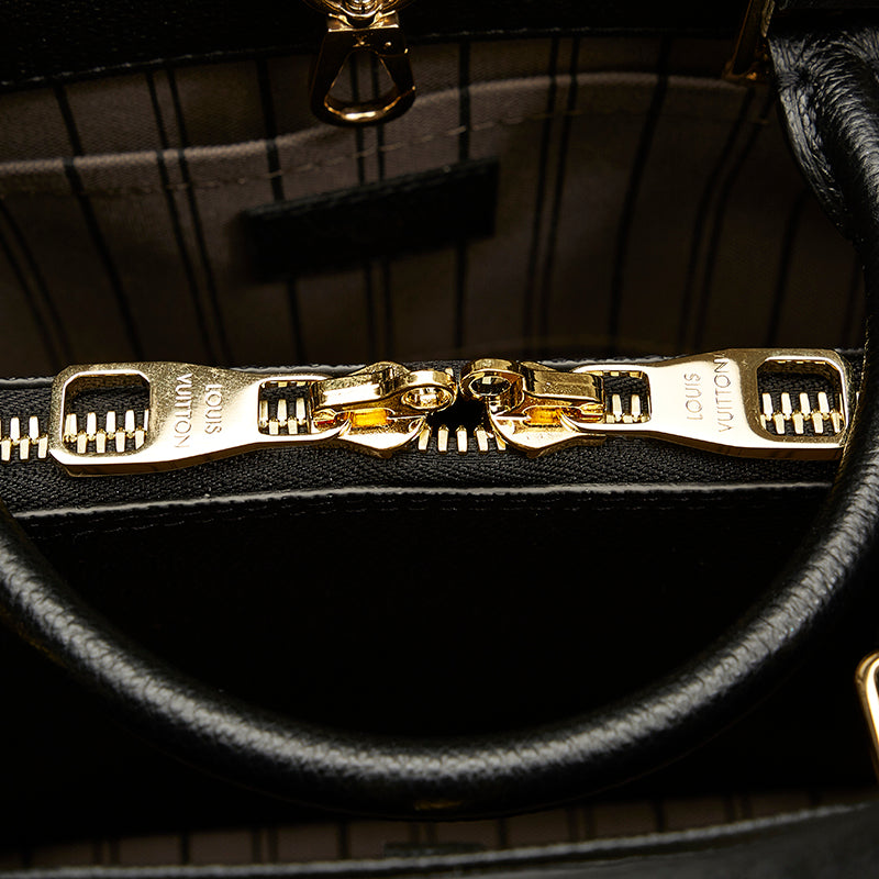 Louis Vuitton Empreinte Montaigne BB Shoulder Bag Black