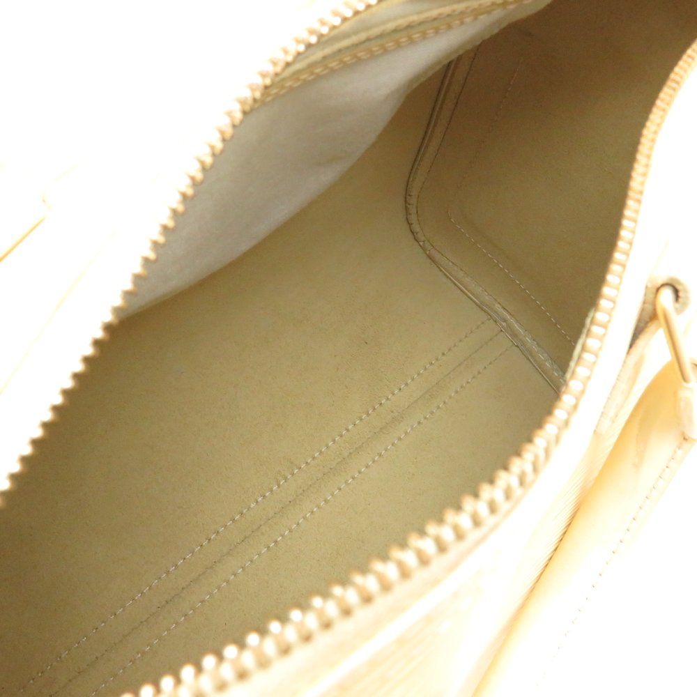Louis Vuitton Epi Speedy 25 Vanilla Boston Bag White