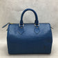 Louis Vuitton Speedy 25 Epi BLUL Eather