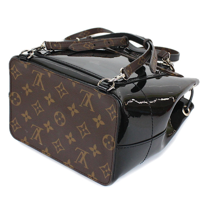 Louis Vuitton Monogram Patent Black Hot Springs Backpack Rucksack