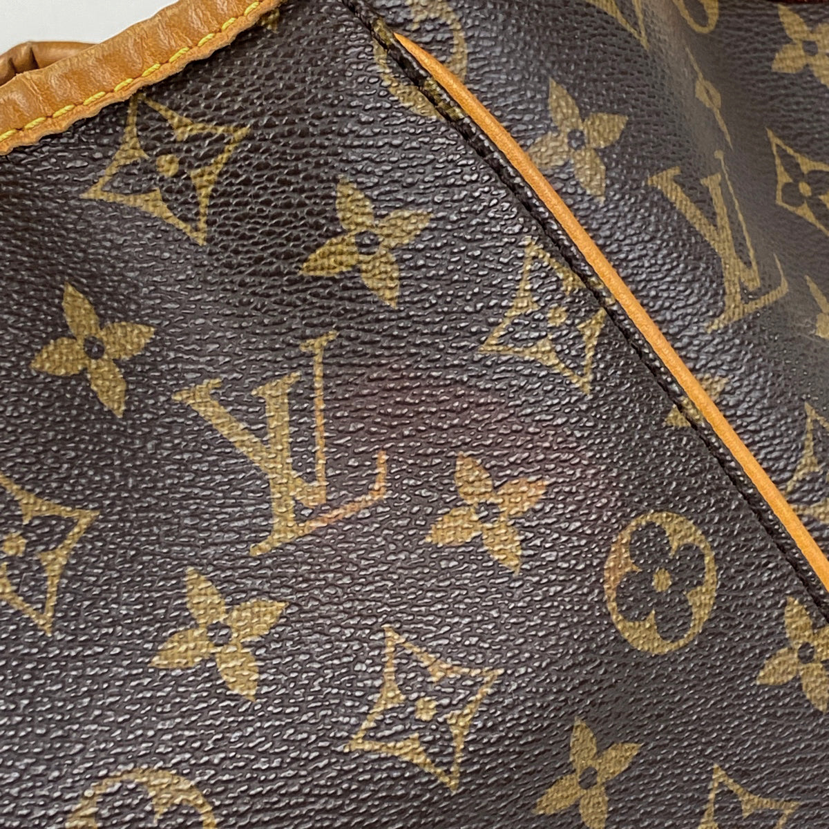 Louis Vuitton Galliera GM Shoulder Bag Monogram Brown