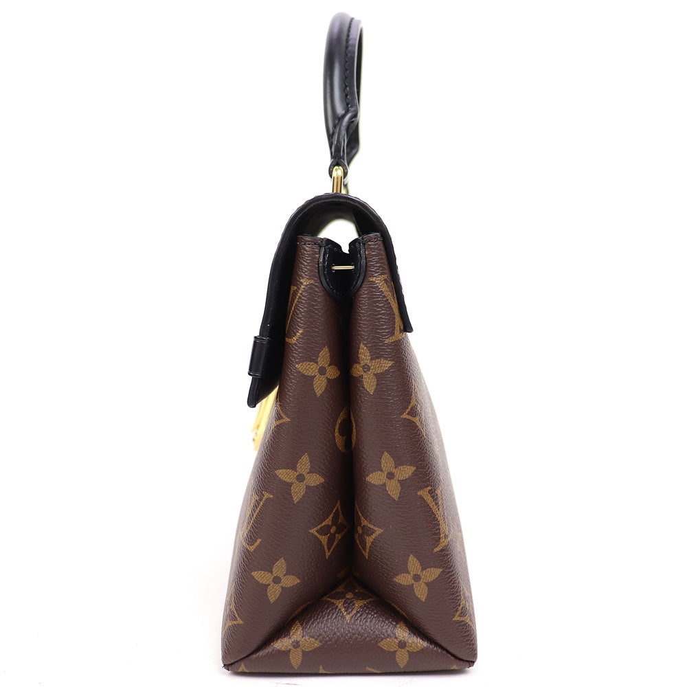 Louis Vuitton One-Handle Flap Bag MM Monogram Ebene Noir