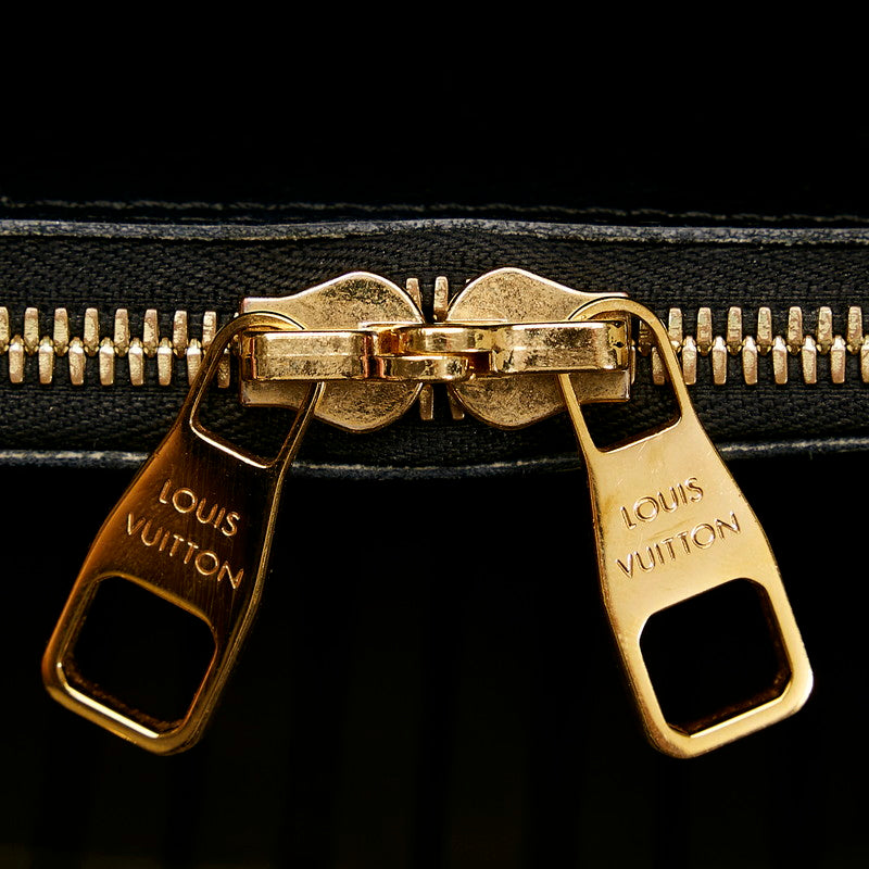 Louis Vuitton Emprene Montaigne MM Shoulder Bag Noir Black