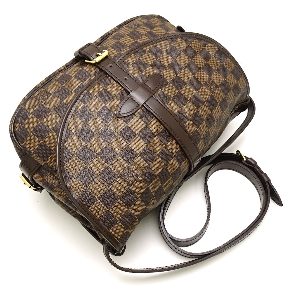 Louis Vuitton Damier Saumur 30 Ebene Diagonal Brown