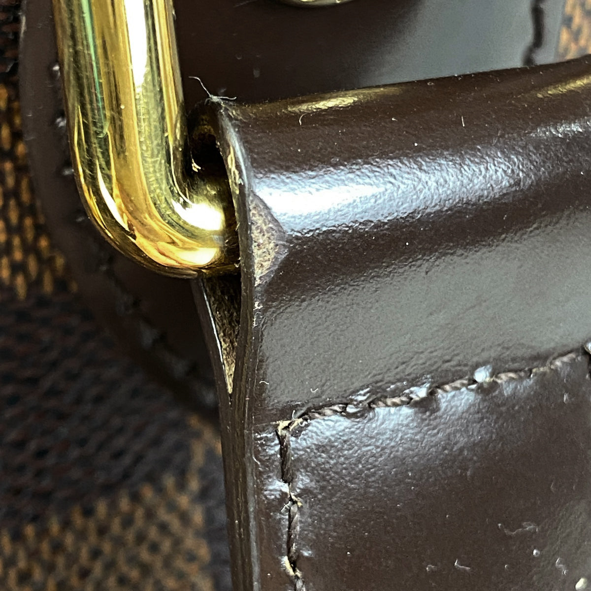 Louis Vuitton Hampstead PM Shoulder Bag Tote Bag Damier Brown