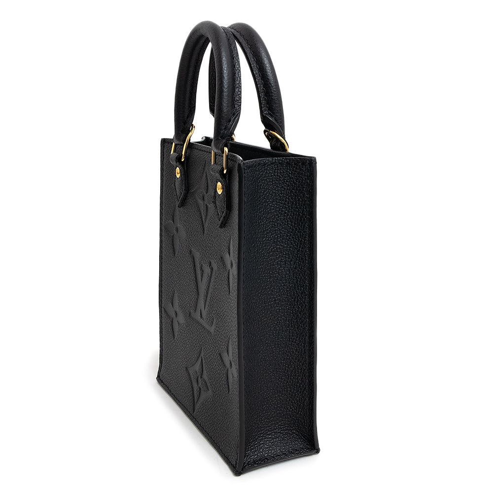 Louis Vuitton  Petite Sac Plat Noir Shoulder Bag Handbag