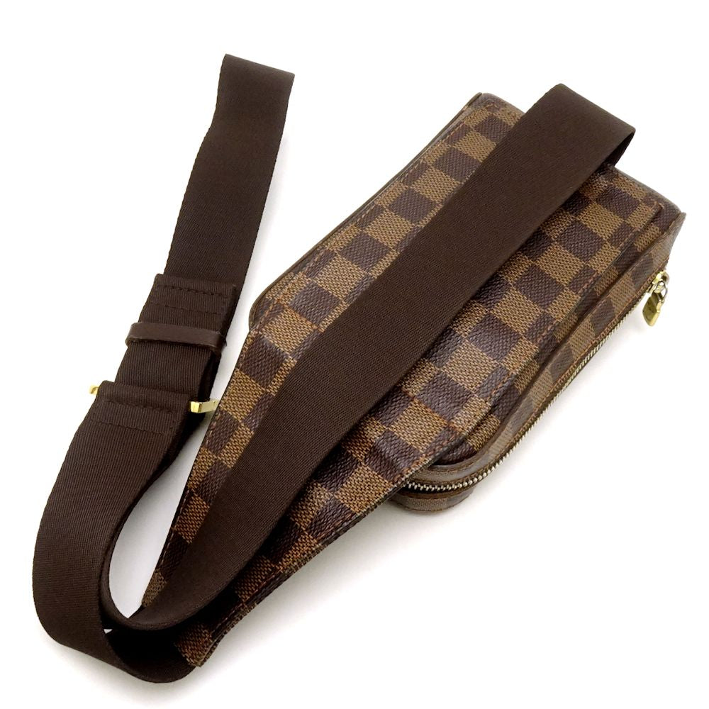 Louis Vuitton  Damier Jeronimos Ebene Body Bag Brown