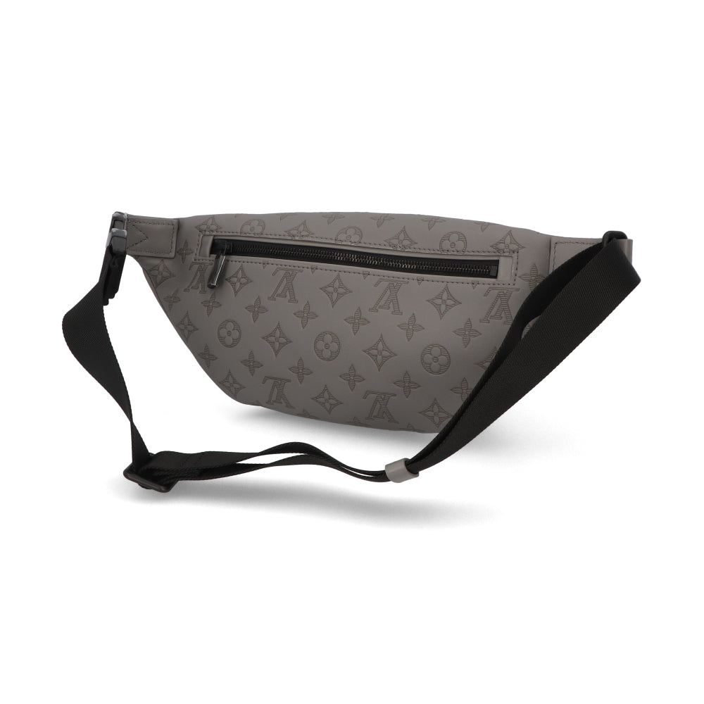Louis Vuitton Discovery Bum Bag PM Gray Black Hardware Shoulder Bag