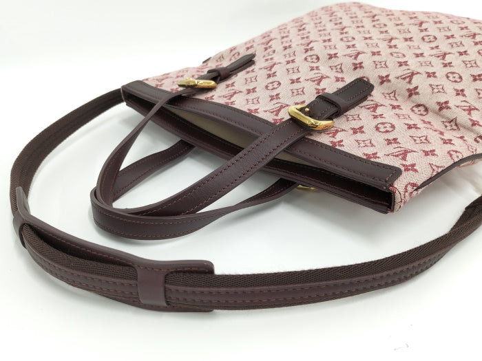 Louis Vuitton Francoise Shoulder Bag Cerise Pink Mini Lin