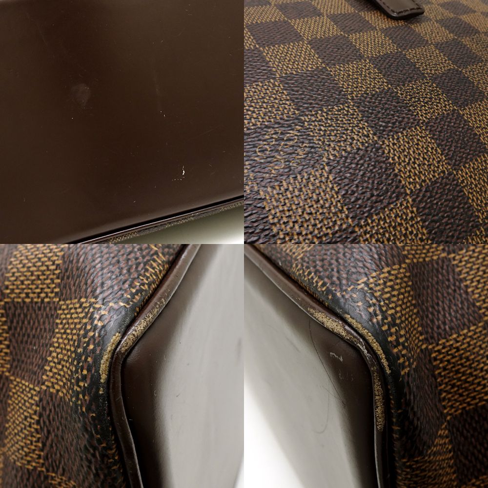 Louis Vuitton Damier Chelsea Ebene Shoulder Tote Brown