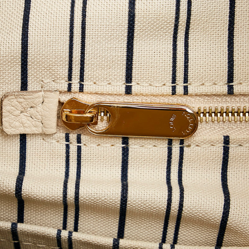 Louis Vuitton Empreinte Artsy MM Shoulder Bag Neige Beige