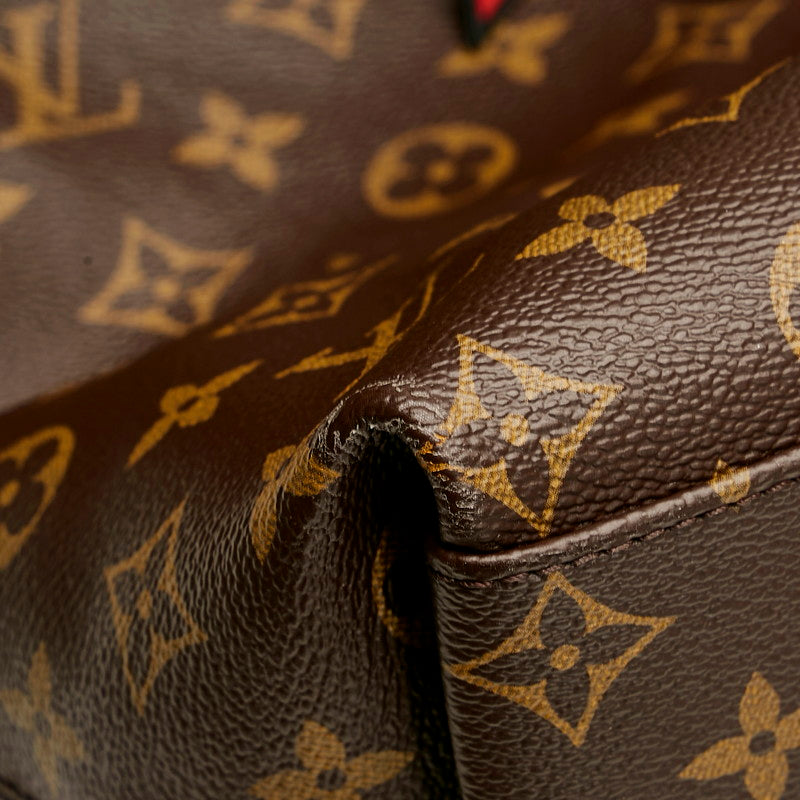 Louis Vuitton Monogram Tuileries Hobo Shoulder Bag Brown