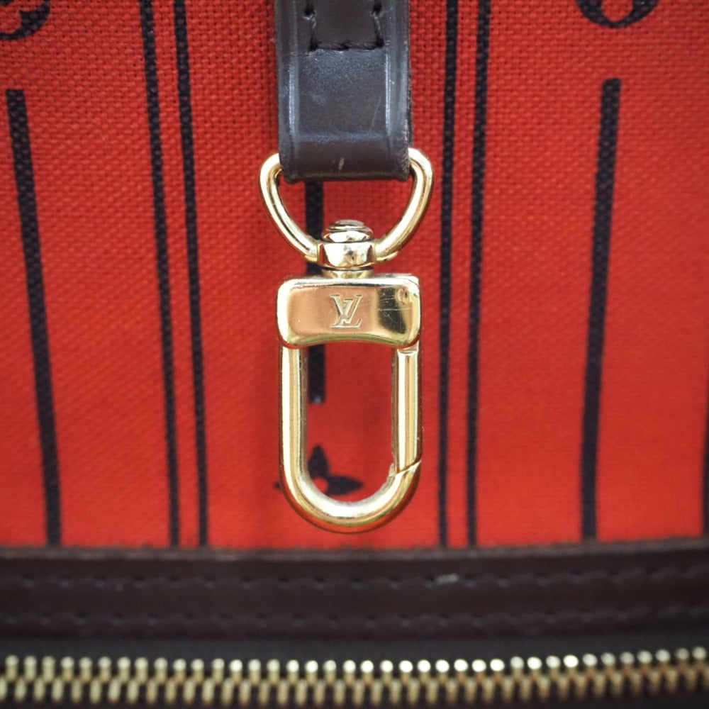 Louis Vuitton Neverfull MM Damier Handbag Brown