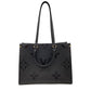 Louis Vuitton OnTheGo MM Shoulder Bag Monogram Implant Noir Black
