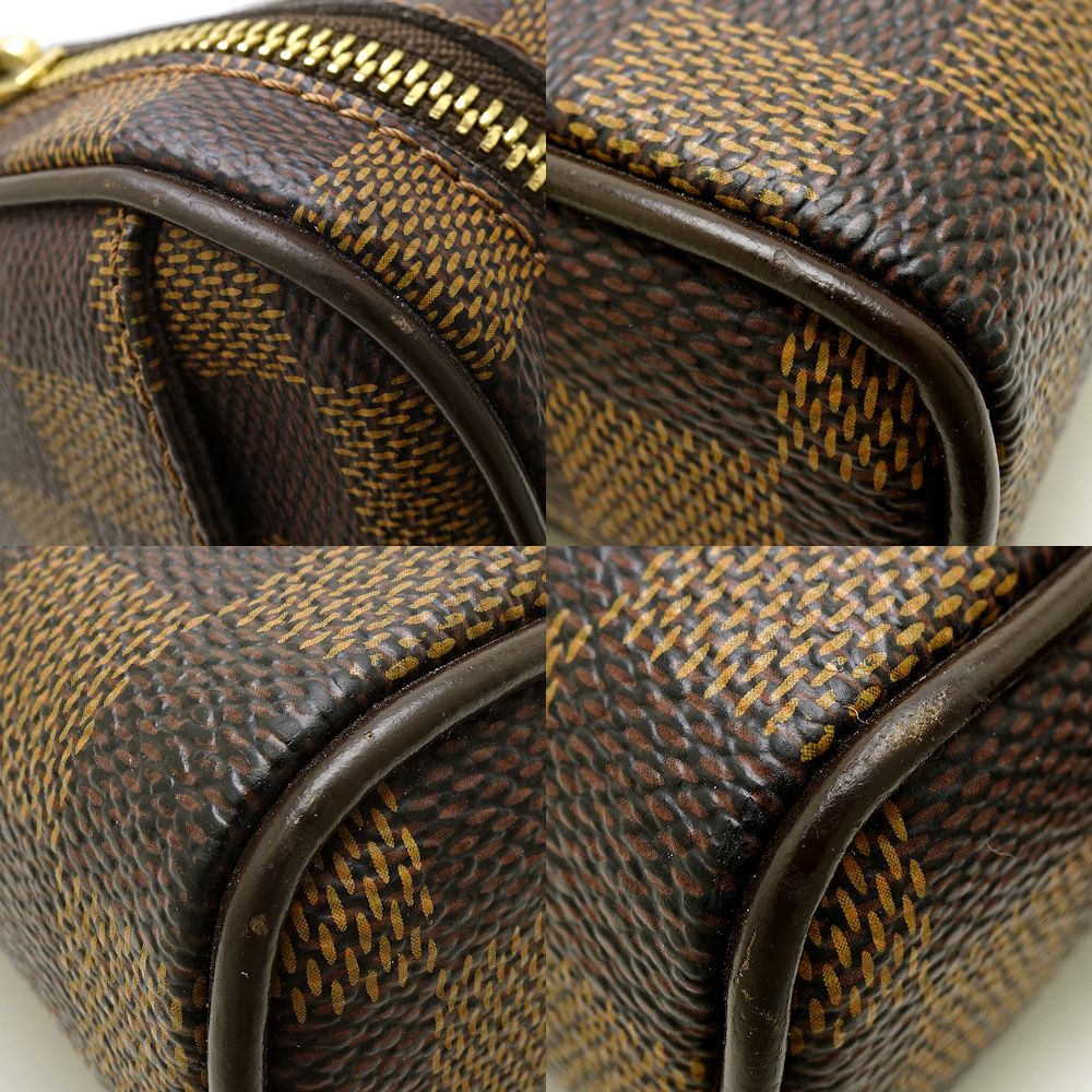 Louis Vuitton Damier Brooklyn Ebene Body Bag Waist Pouch Brown