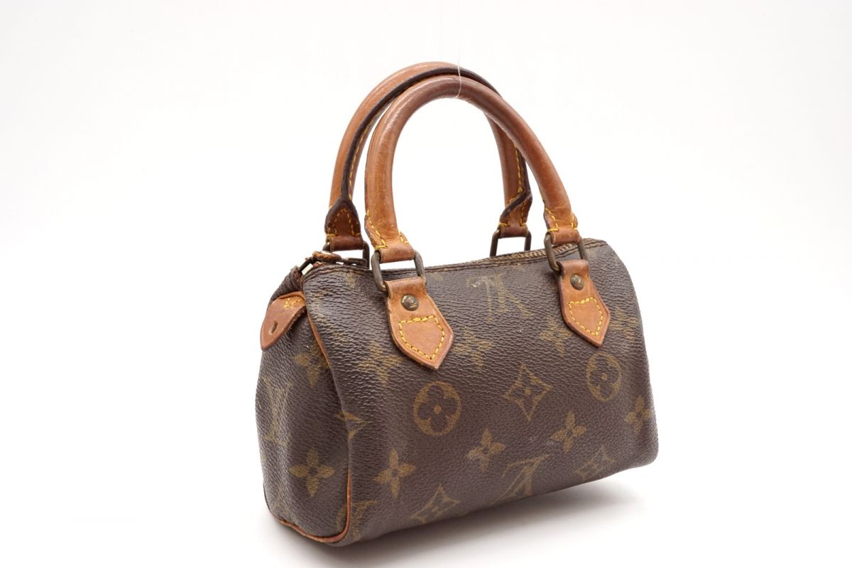 Louis Vuitton Mini Speedy Shoulder bag Monogram Leather Brown