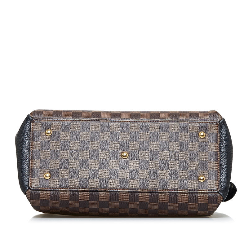 Louis Vuitton Damier Ebene Normandy Shoulder Bag Black