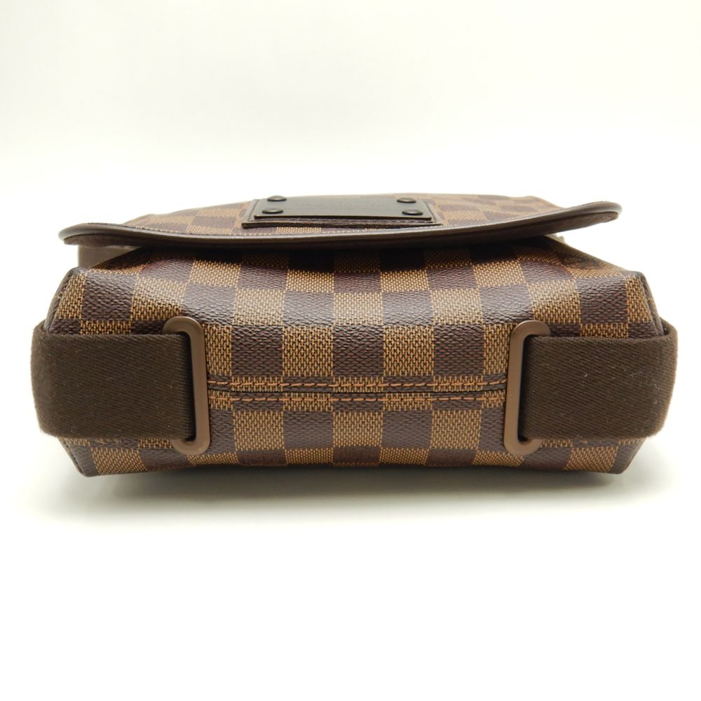 Louis Vuitton Damier Brooklyn PM Ebene Diagonal Shoulder Brown