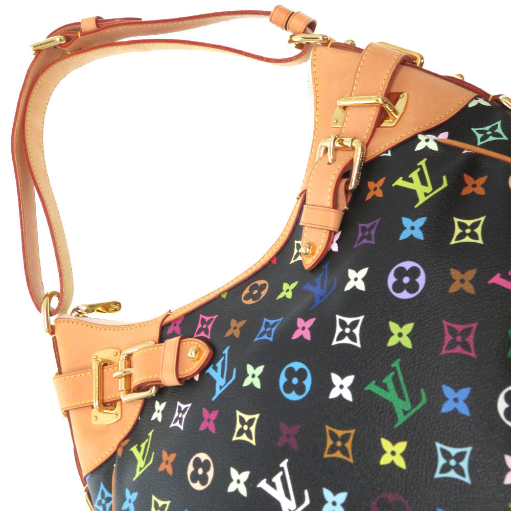 Louis Vuitton Monogram Multicolor Greta Shoulder Bag Noir Black