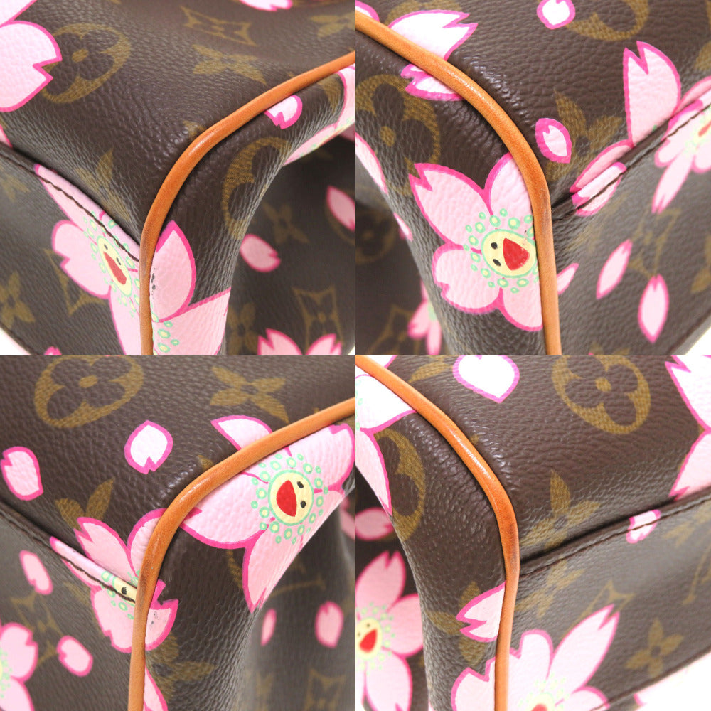 Louis Vuitton Monogram Cherry Blossom Sack Retro PM Handbag