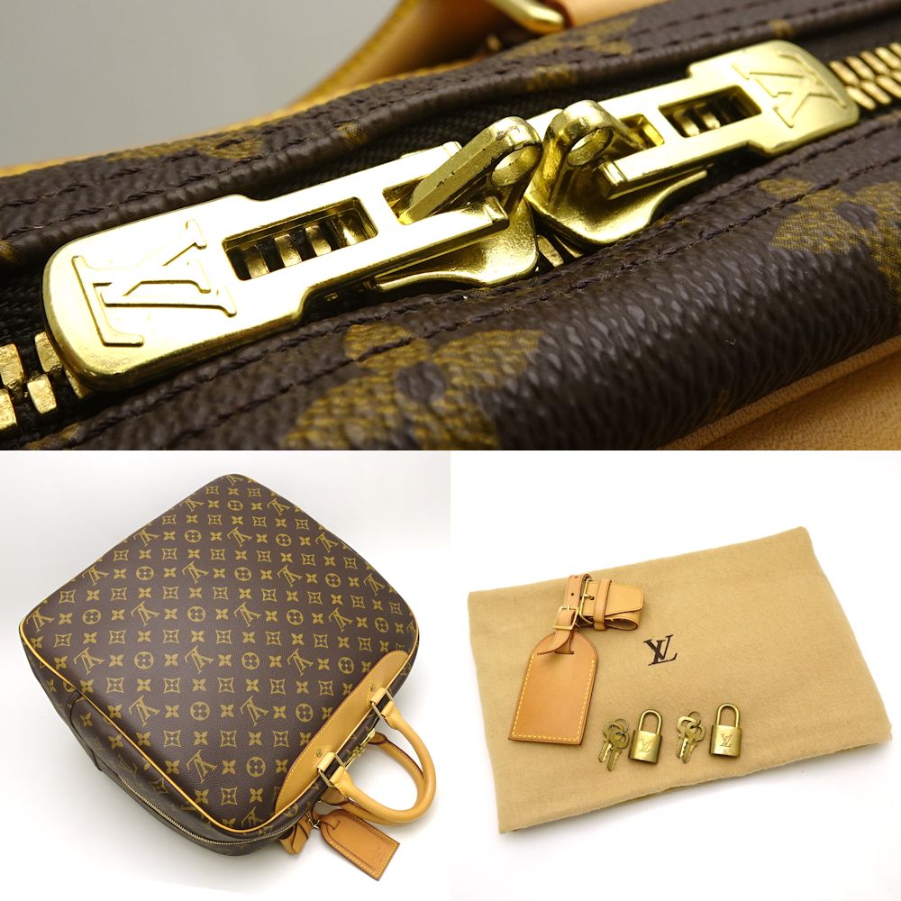 Louis Vuitton Monogram Evasion Brown Boston Bag
