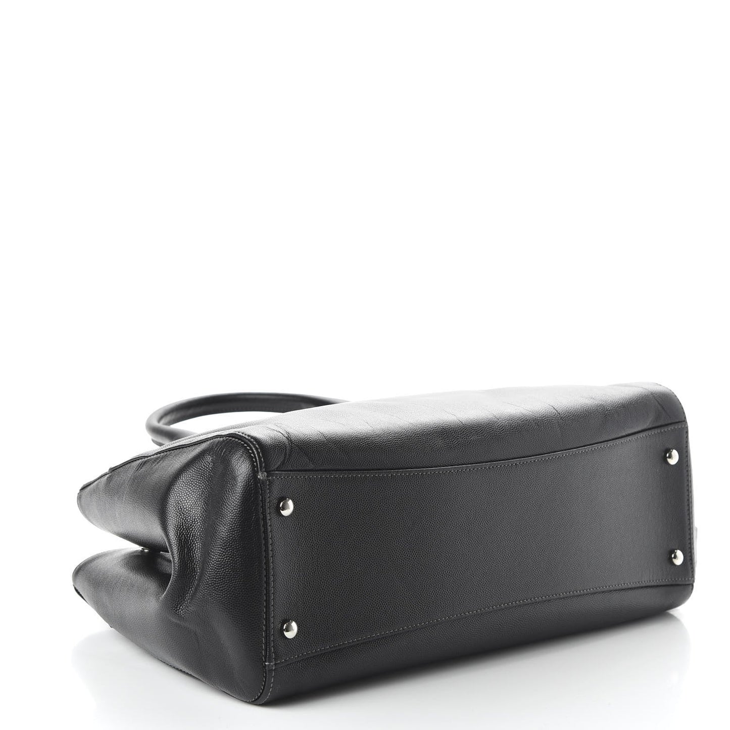 Chanel Caviar Cerf Executive Shopper Tote Black