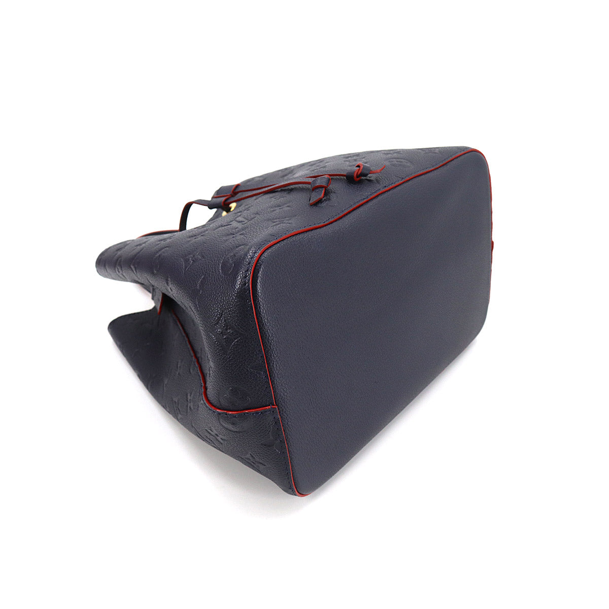 Louis Vuitton Monogram Emplant Neo Noe Shoulder Bag Leather Marine Rouge