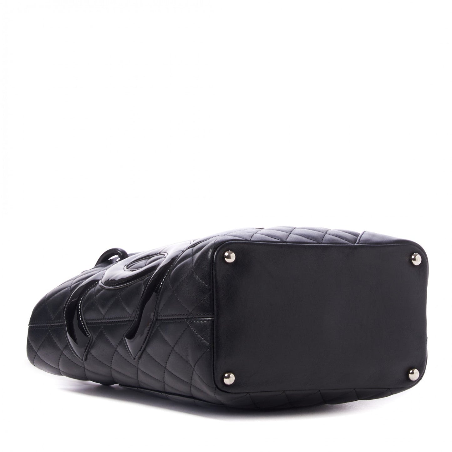 Chanel Calfskin Quilted Medium Cambon Tote Black
