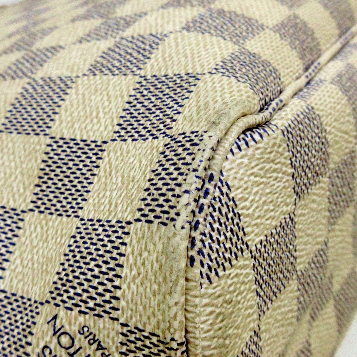 Louis Vuitton Neverfull PM Tote Bag Azure Damier Canvas