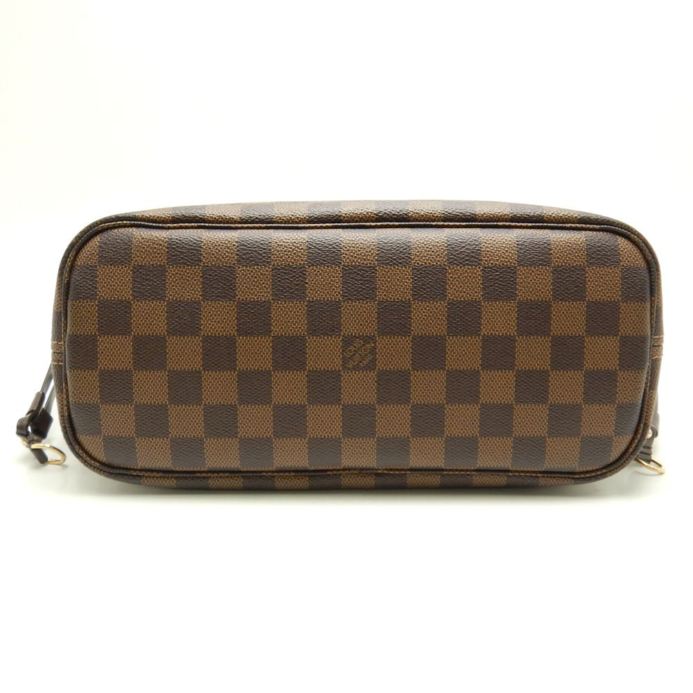 Louis Vuitton Damier Neverfull PM Ebene Tote Bag Brown