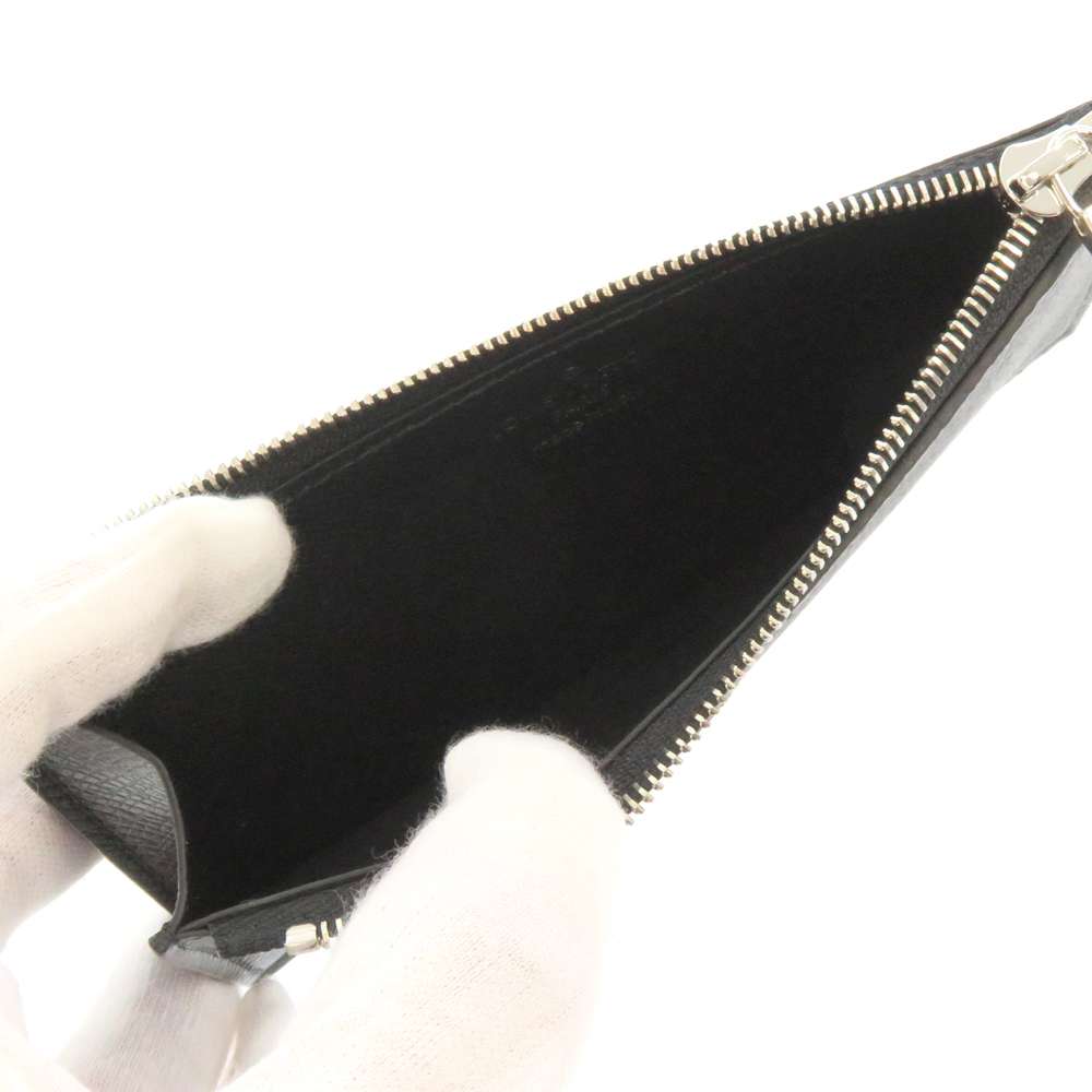 Louis Vuitton Coin Case Monogram Eclipse Coin Card Holder Black