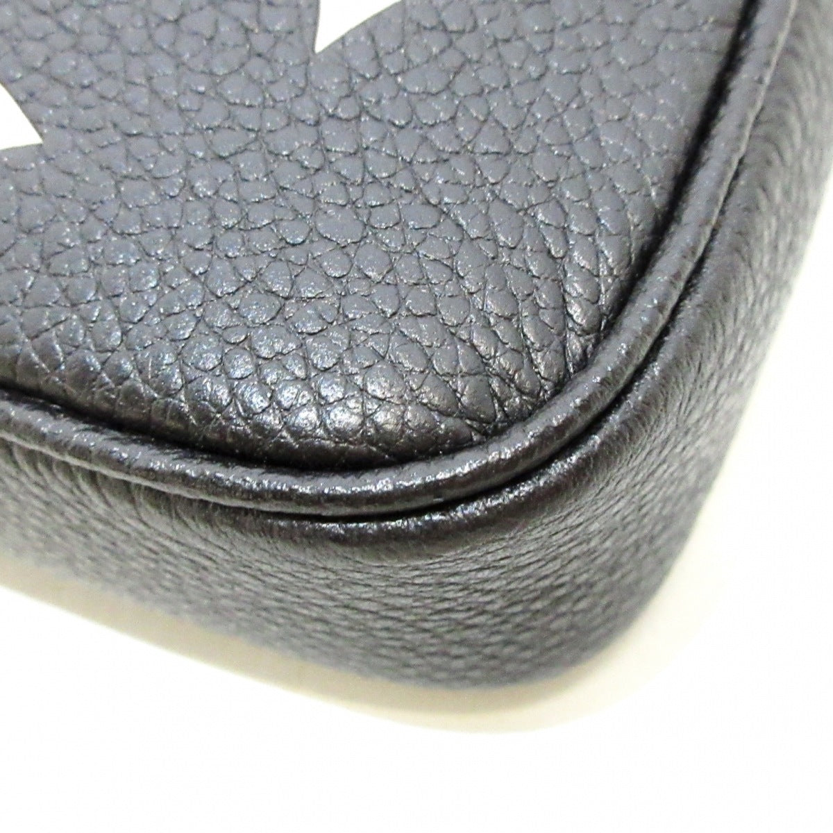 Louis Vuitton  Mini Pochette Accessoire Handbag Black Beige