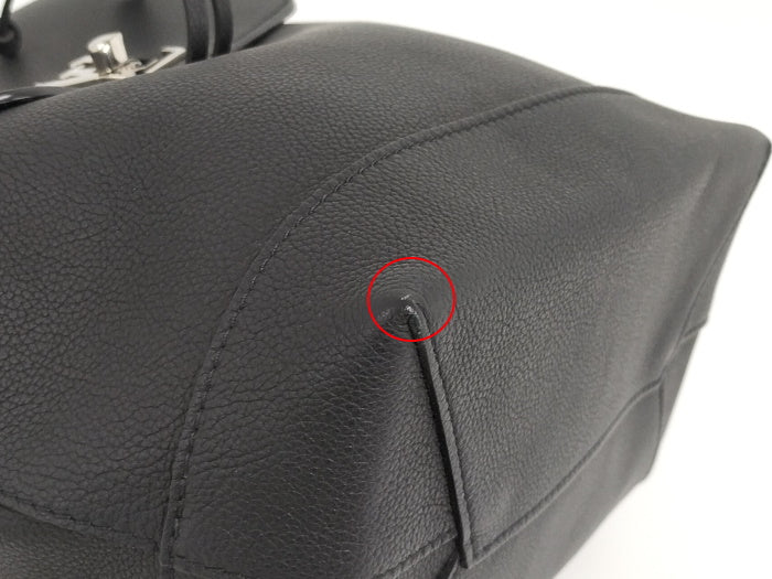 Louis Vuitton LockMe Backpack Mini Soft Calf Leather Noir