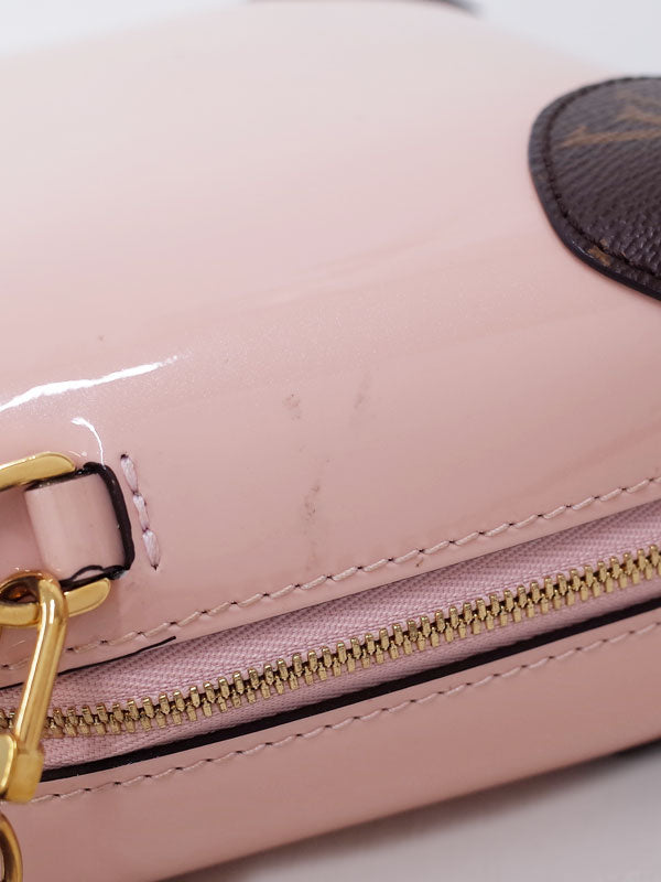 Louis Vuitton Patent Calf Leather Monogram Canvas Venice Shoulder Bag