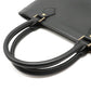 Louis Vuitton Epi Sac Plat PM Tote Bag Empreinte Leather Black