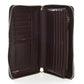 Caviar Quilted Large Zip Around Organizer Wallet Black