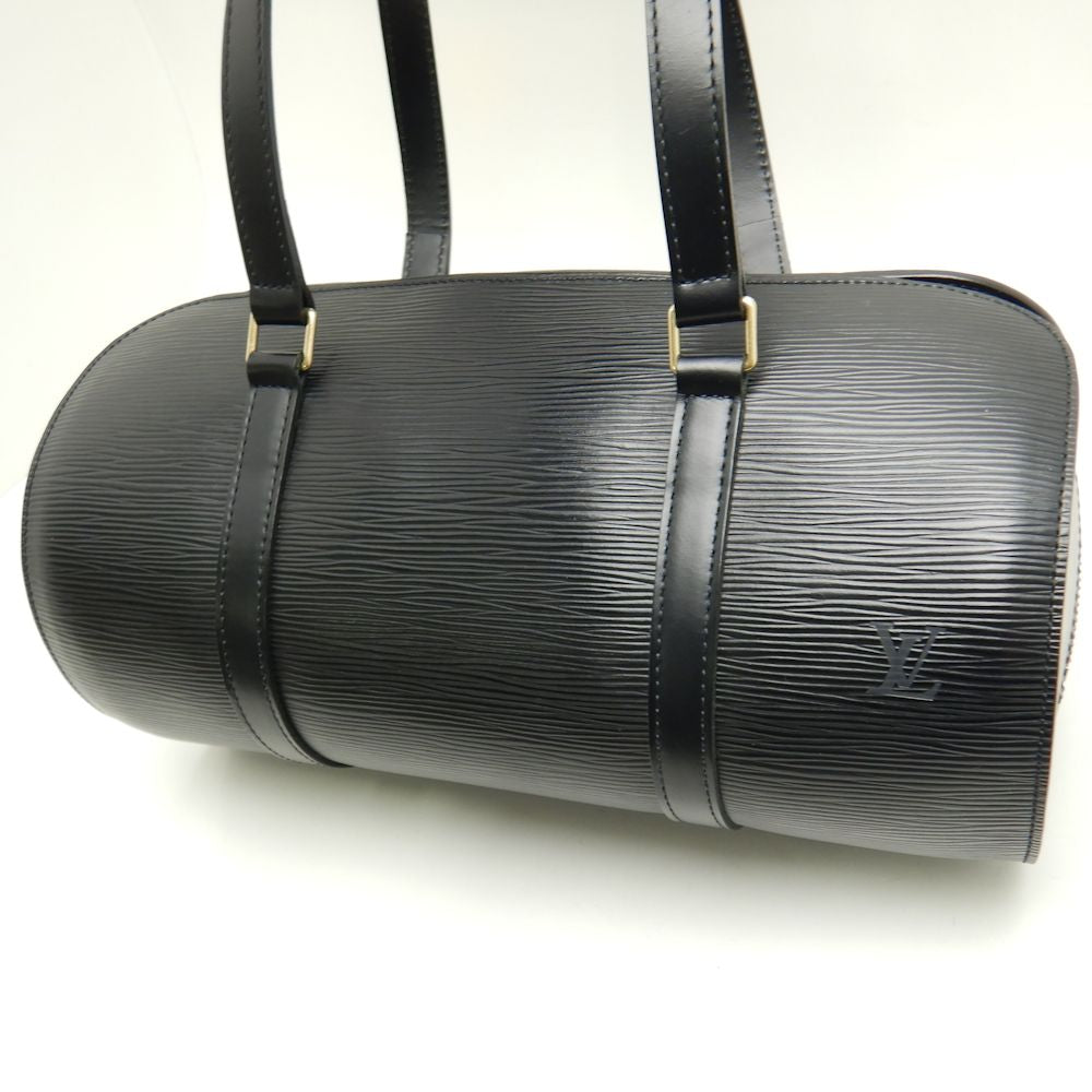 Louis Vuitton Epi Soufflot Noir Black Handbag