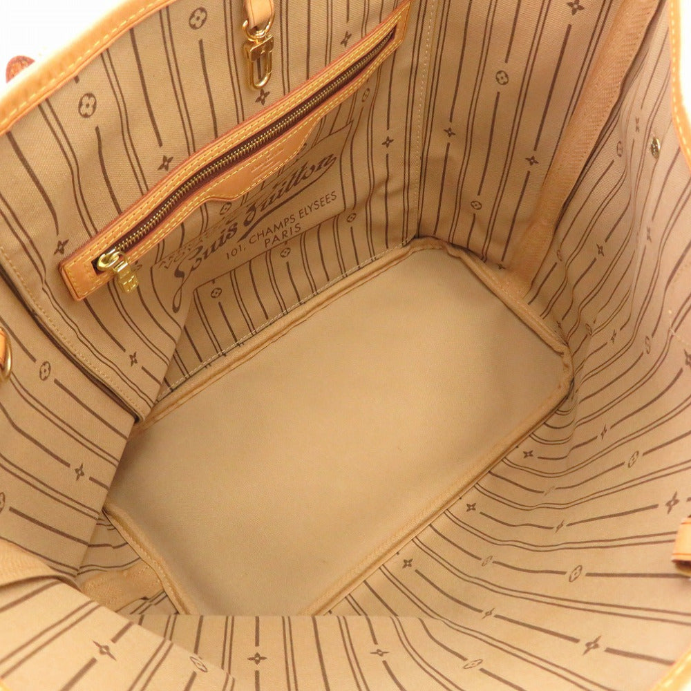 Louis Vuitton Monogram Neverfull MM Tote Bag Brown