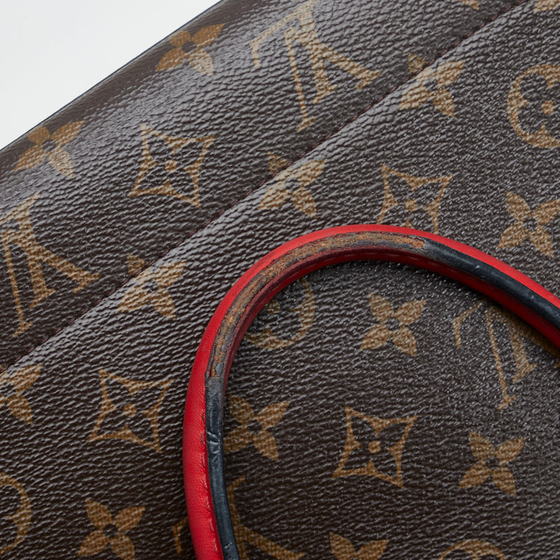 Louis Vuitton Monogram Flower Tote Handbag Shoulder Bag