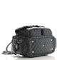 Calfskin Quilted Large Cambon Multipocket Reporter Black